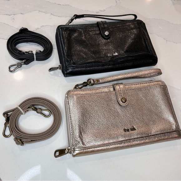 The Sak 2-4-1 Bundle of Leather Crossbody Organizers - Picture 5 of 16